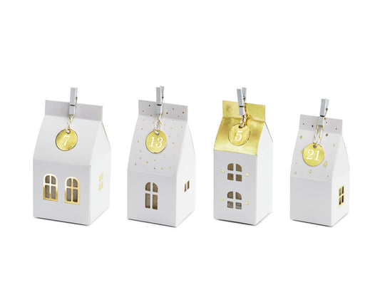 DIY Advent Calendar Houses