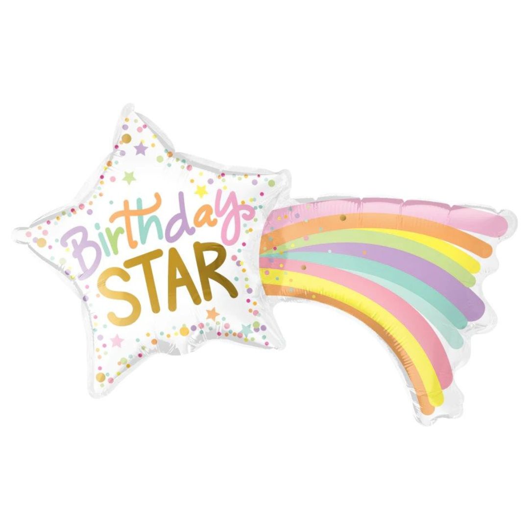 Birthday Star Foil Balloon